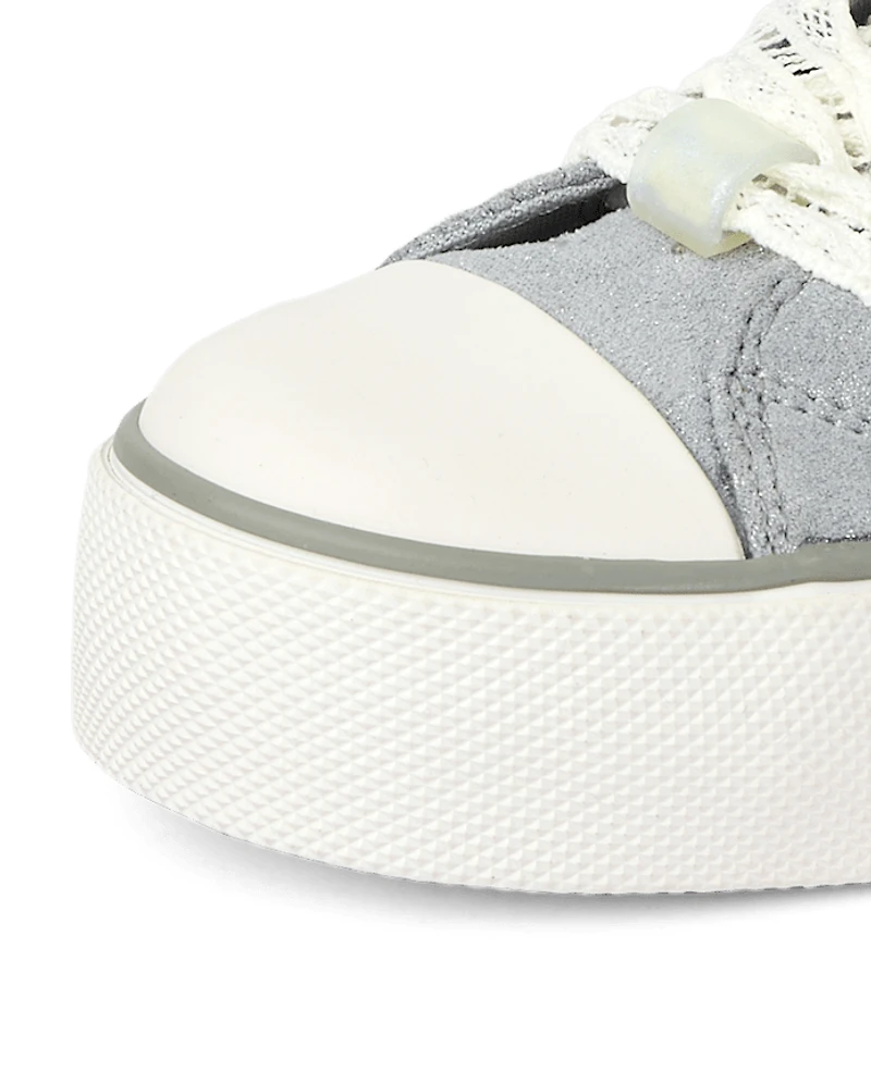 Girls Shimmer High Top Sneakers