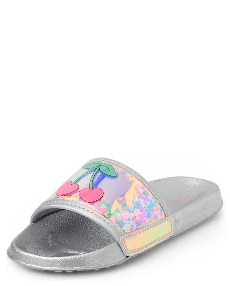 Girls Shakey Cherry Slides