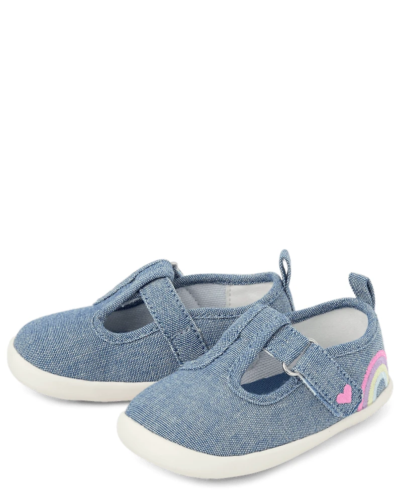 Baby And Toddler Girls First Steps Mary Jane Shoes