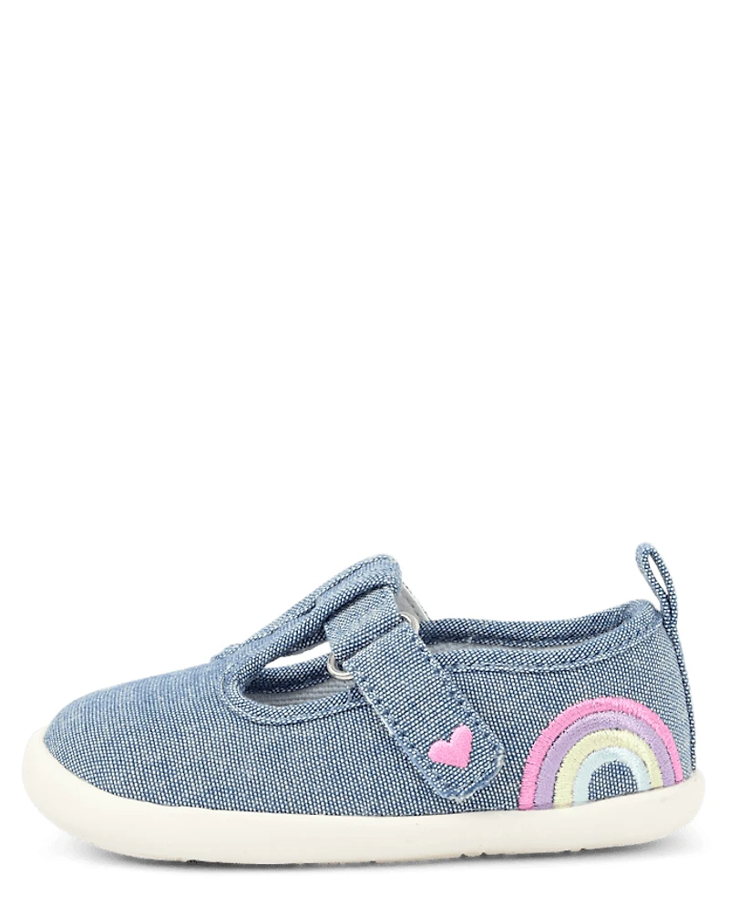 Baby And Toddler Girls First Steps Mary Jane Shoes
