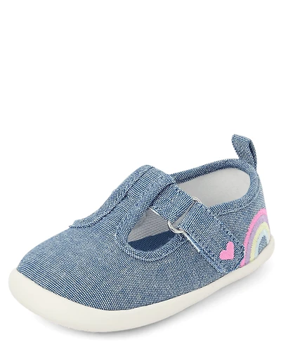 Baby And Toddler Girls First Steps Mary Jane Shoes