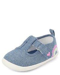 Baby And Toddler Girls First Steps Mary Jane Shoes