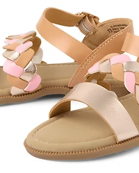 Girls Braided Sandals