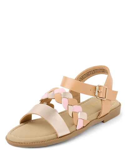 Girls Braided Sandals