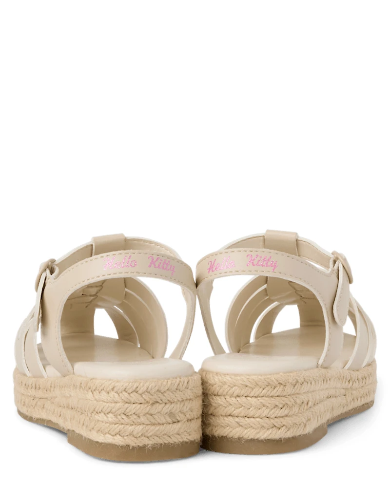 Girls Hello Kitty® Icon Espadrille Fisherman Sandals