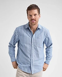 Mens Dad And Me Striped Oxford Button Up Shirt