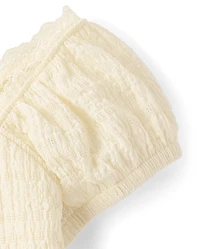 Girls Textured Corset Top