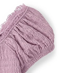 Haut en maille texturée pour filles