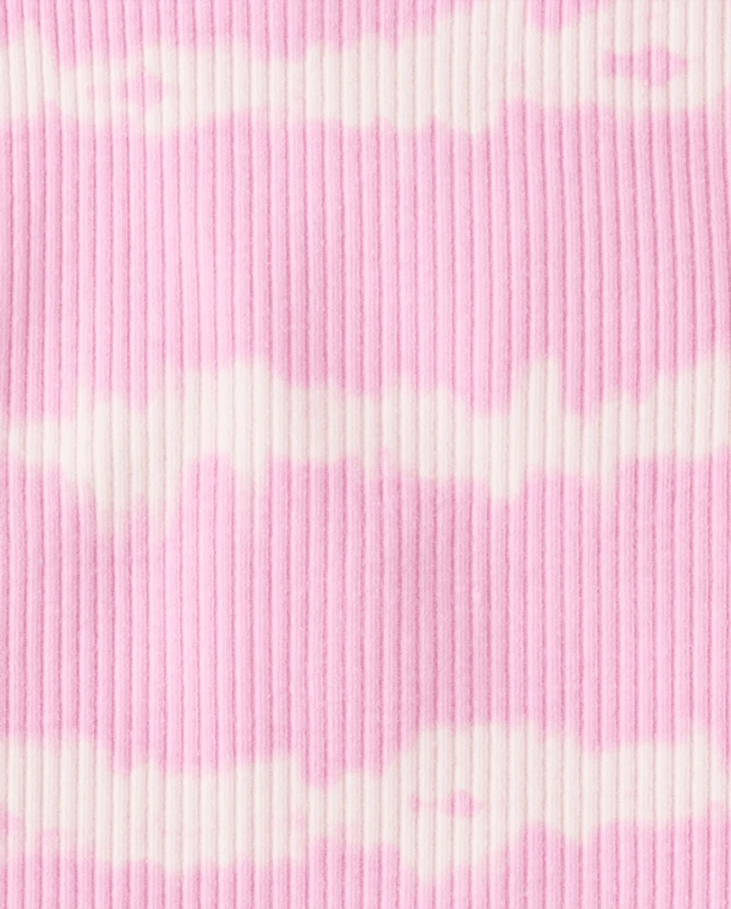 Débardeur côtelé tie-dye pour filles