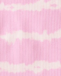 Débardeur côtelé tie-dye pour filles