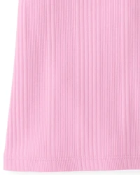 Girls Graphic Ribbed Tank Top