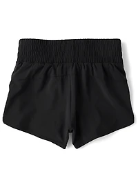 Girls Quick Dry Lined Dolphin Shorts