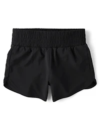 Girls Quick Dry Lined Dolphin Shorts