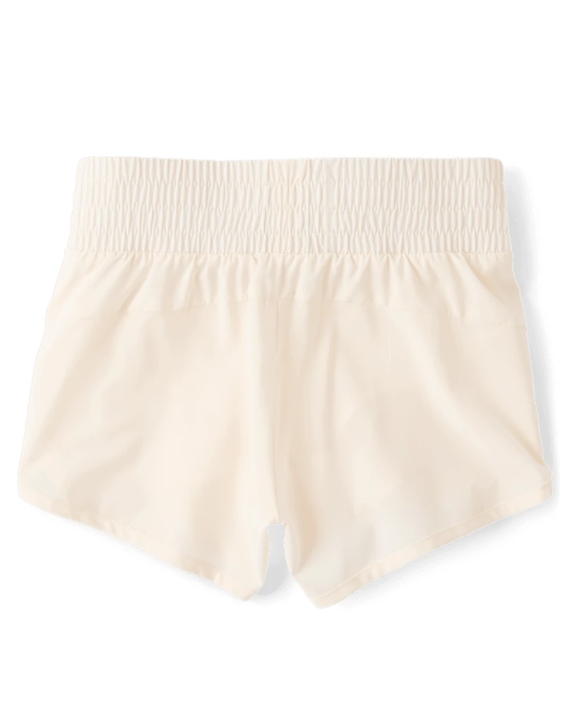 Girls Quick Dry Lined Dolphin Shorts