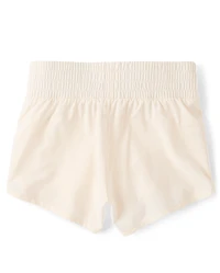 Girls Quick Dry Lined Dolphin Shorts