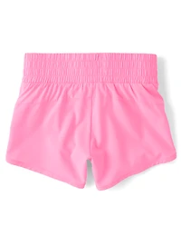 Girls Quick Dry Lined Dolphin Shorts