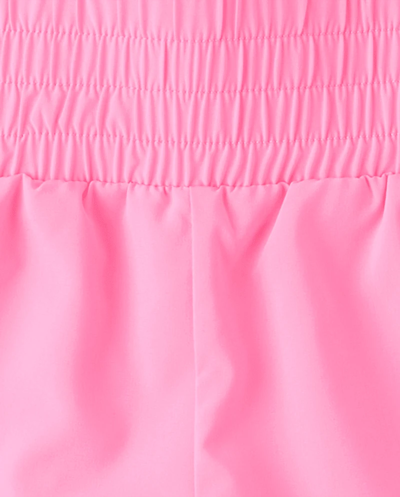 Girls Quick Dry Lined Dolphin Shorts