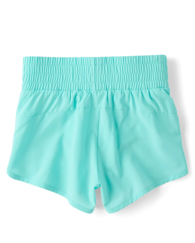 Girls Quick Dry Lined Dolphin Shorts