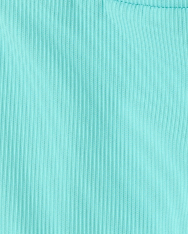 Girls Quick Dry Textured Ribbed Bike Shorts