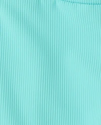 Girls Quick Dry Textured Ribbed Bike Shorts