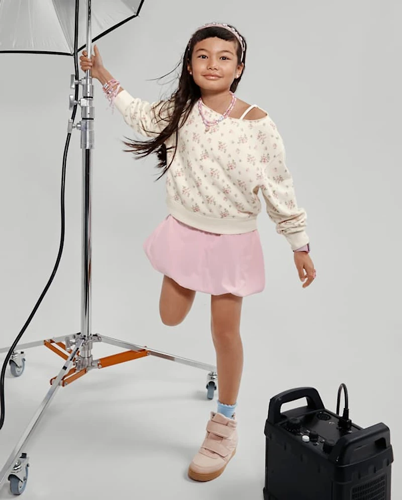 Girls Quick Dry Bubble Skort