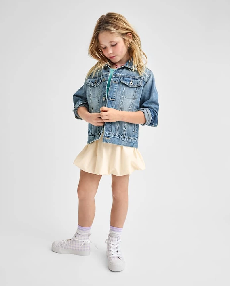 Girls Quick Dry Bubble Skort