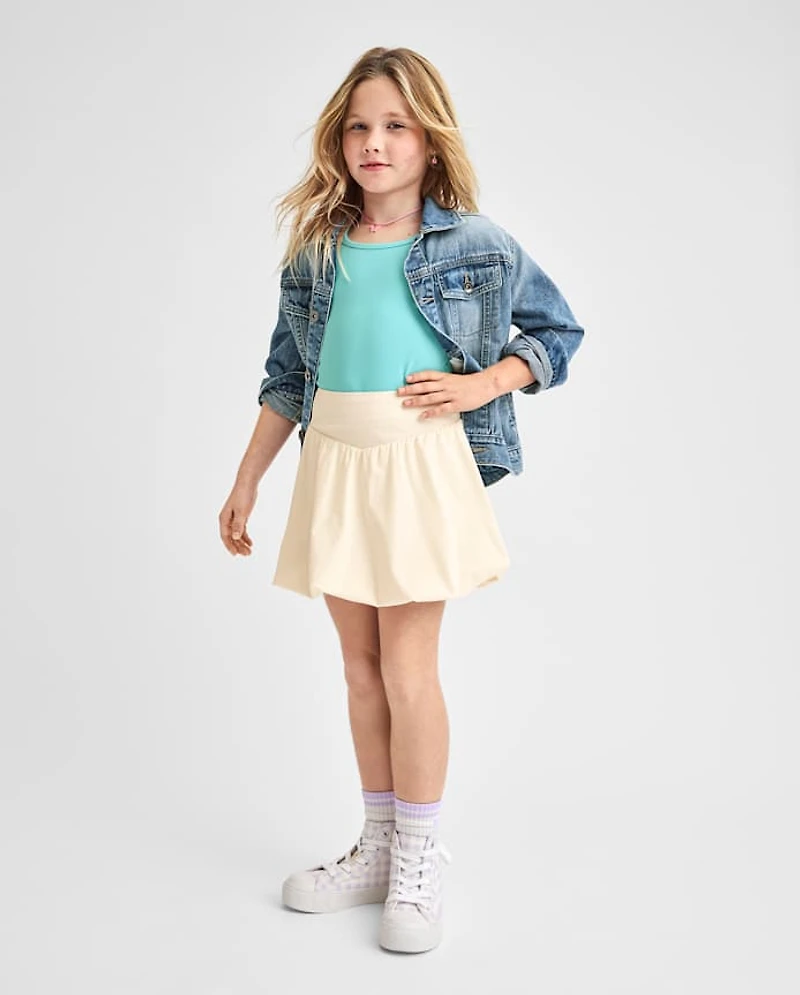 Girls Quick Dry Bubble Skort