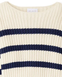 Girls Striped Sweater