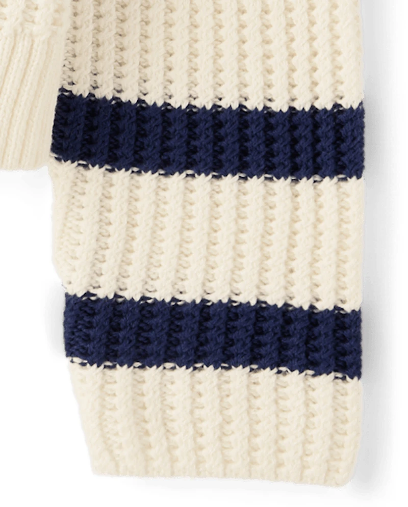 Girls Striped Sweater