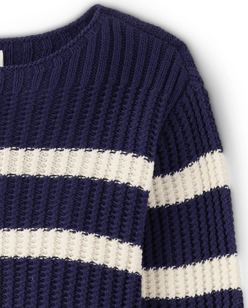 Girls Striped Sweater