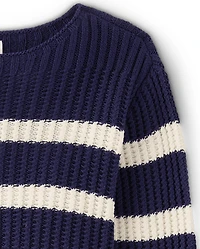 Girls Striped Sweater