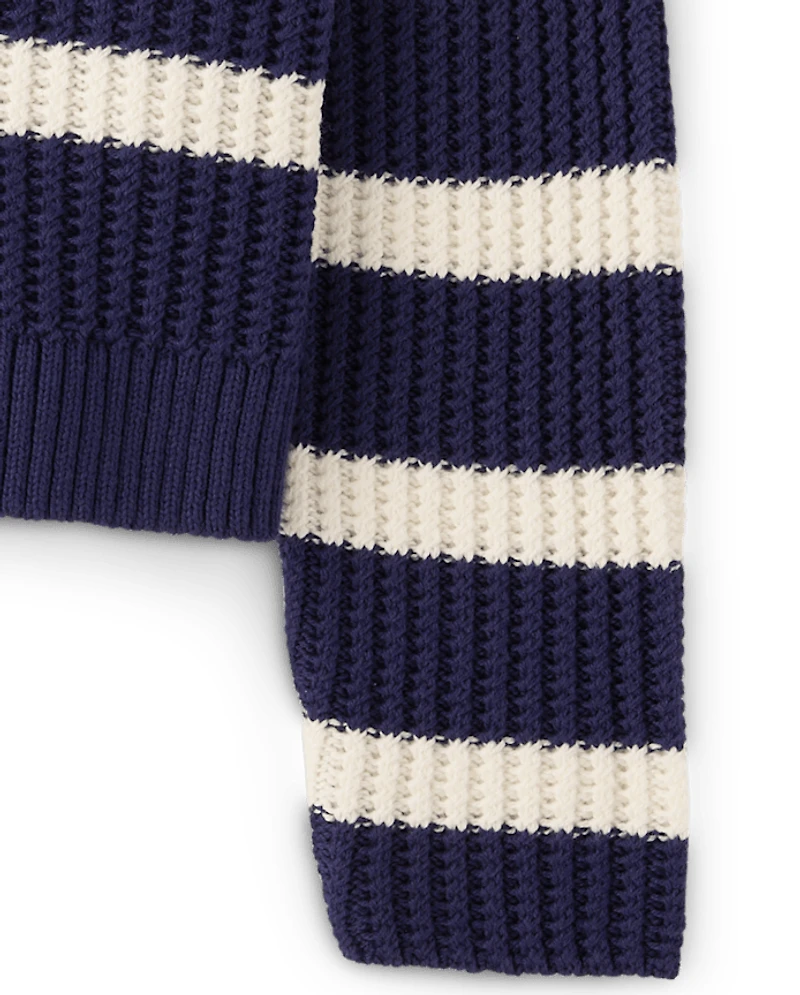 Girls Striped Sweater