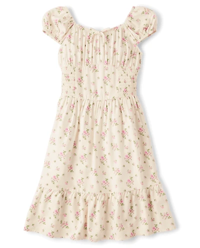 Girls Mommy And Me Floral Corset Dress