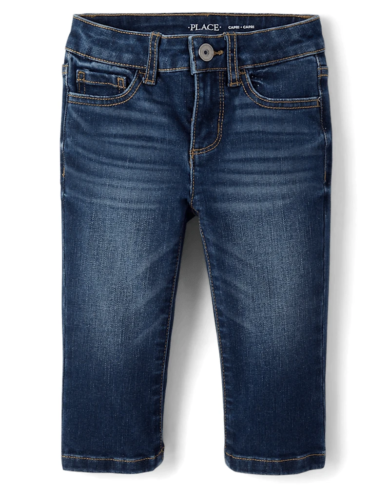 Girls Capri Jeans