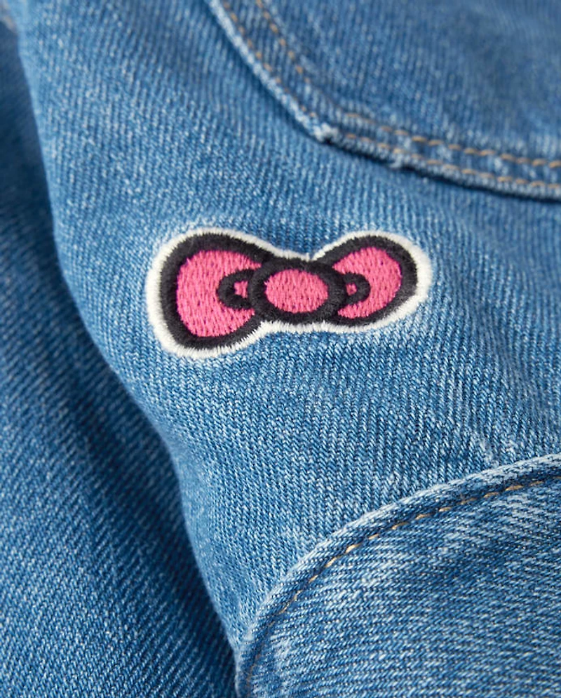 Girls Hello Kitty® And Friends Embroidered Denim Jacket