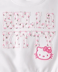 Sweat-shirt en polaire premium brodé Hello Kitty® pour filles