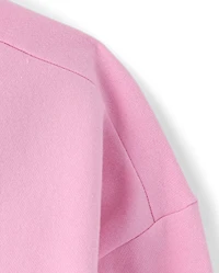 Girls Hello Kitty® Embroidered Premium Fleece Sweatshirt