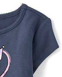 Girls Hello Kitty® Embellished Ribbed Baby Tee