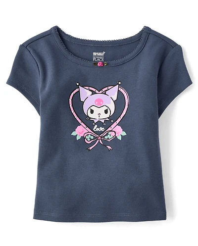 Girls Hello Kitty® Embellished Ribbed Baby Tee