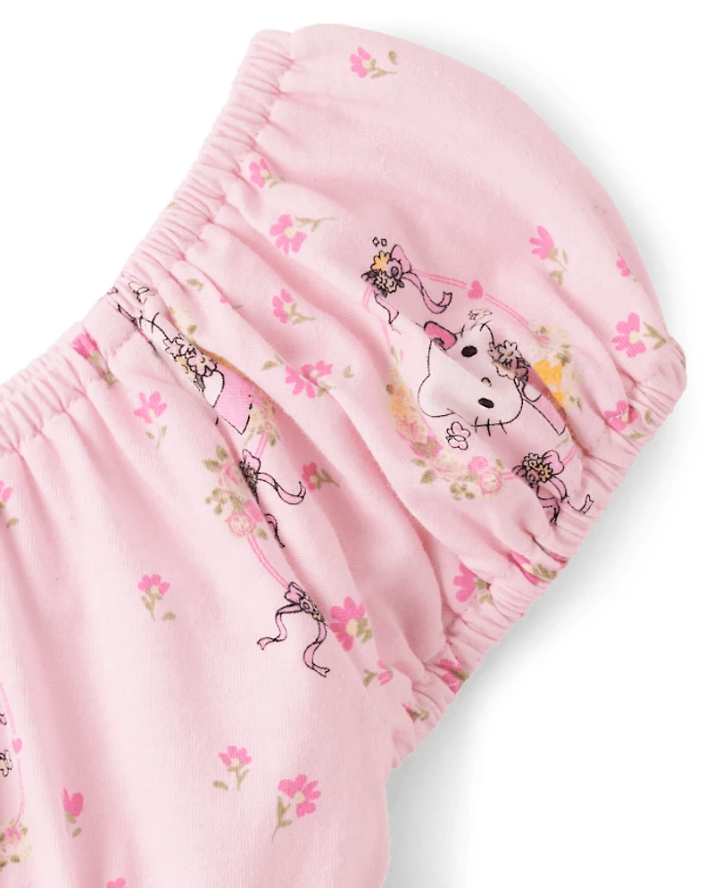 Girls Hello Kitty® Print Drop Waist Dress