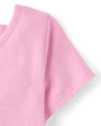 Girls Hello Kitty® And Friends Applique Bow Back Dress