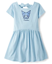 Robe Hello Kitty® et ses amies pour filles avec nœud appliqué au dos