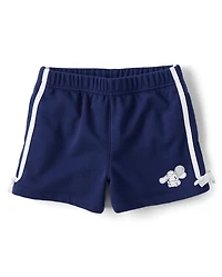 Girls Hello Kitty® Side Stripe Bow Premium Fleece Shorts