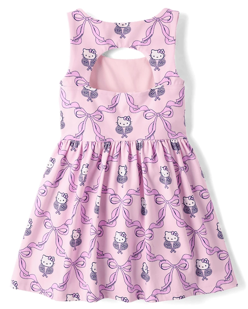 Girls Hello Kitty® Quick Dry Tennis Cut Out Active Dress