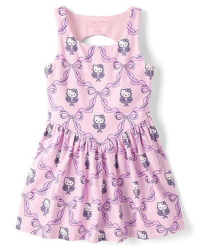 Girls Hello Kitty® Quick Dry Tennis Cut Out Active Dress