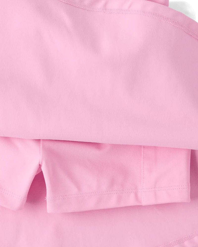 Girls Hello Kitty® Quick Dry Side Stripe Crossover Skort