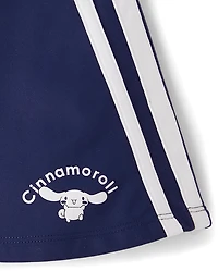 Girls Hello Kitty® Quick Dry Side Stripe Crossover Skort