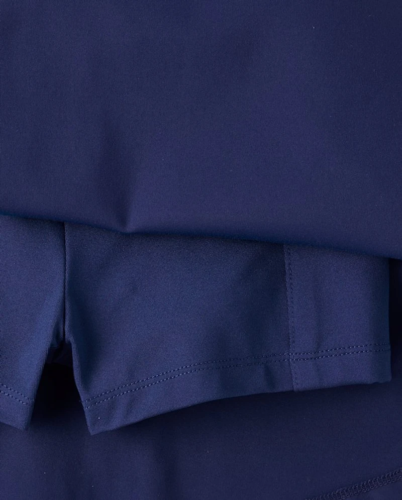 Girls Hello Kitty® Quick Dry Side Stripe Crossover Skort