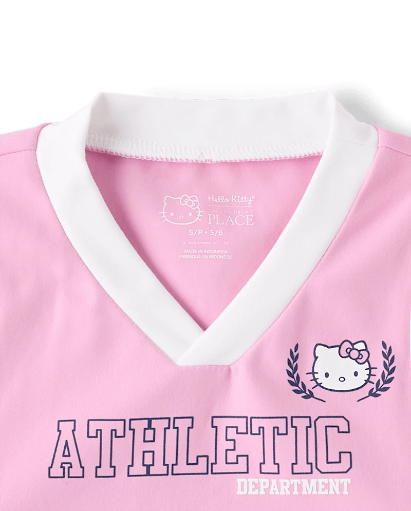 Girls Hello Kitty® Quick Dry Contrast Tank Top