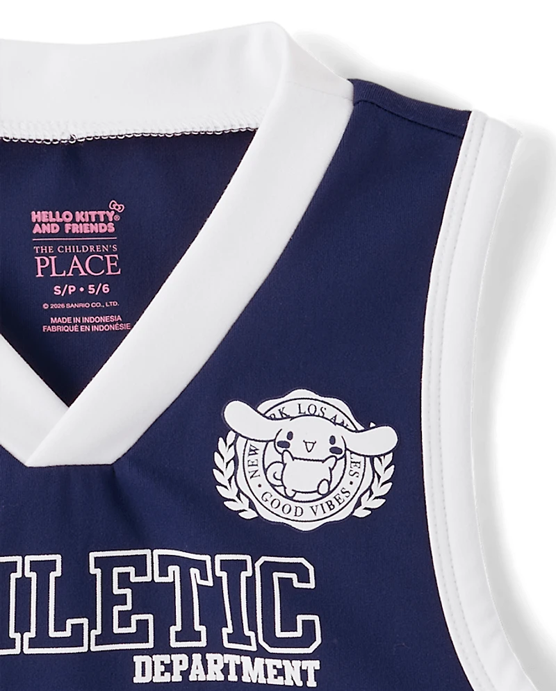 Girls Hello Kitty® Quick Dry Contrast Tank Top